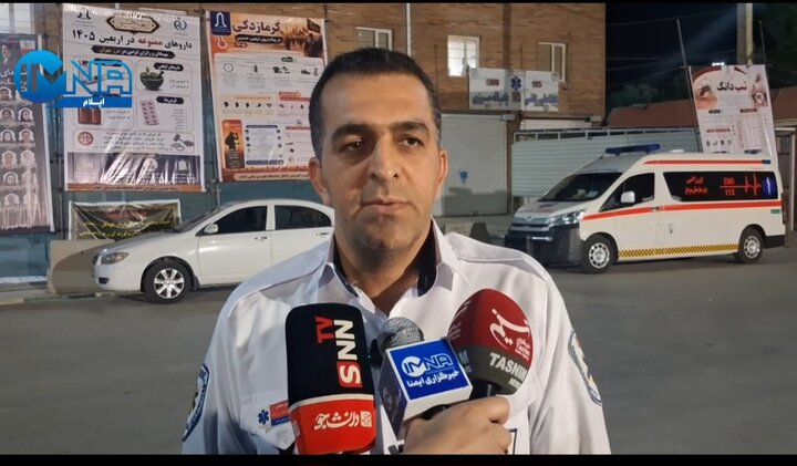 ارائه بیش از ۵۰۰۰ خدمت درمانی به زائران اربعین در مرز مهران + فیلم