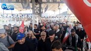 فیلم| گرمای ۵۰ درجه حریف حضور زائران در مرز مهران نشد