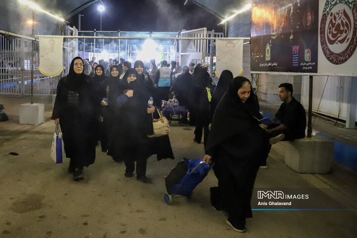 مرز چذابه در آستانه اربعین حسینی