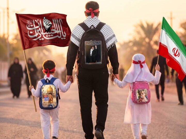 این پرچم‌ها برای یک داغ تازه‌اند؛ «یا لثارات الحسین» در مسیر نجف تا کربلا