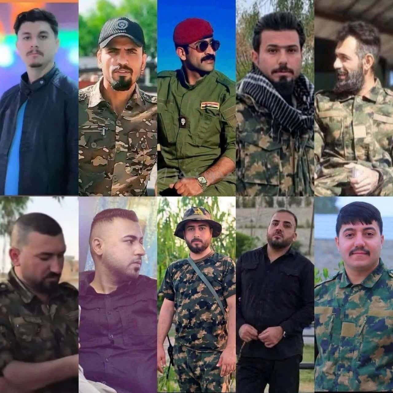 انتشار تصاویر شهدای حشدالشعبی