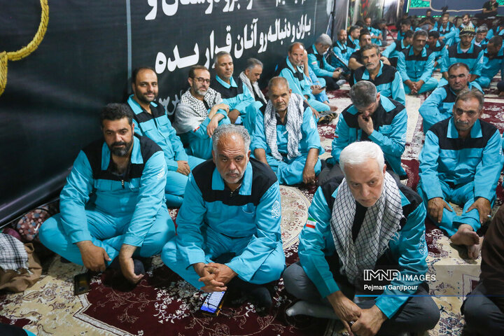 حضور شهردار اصفهان در موکب مسلم‌ابن‌عقیل شهرداری در کربلا