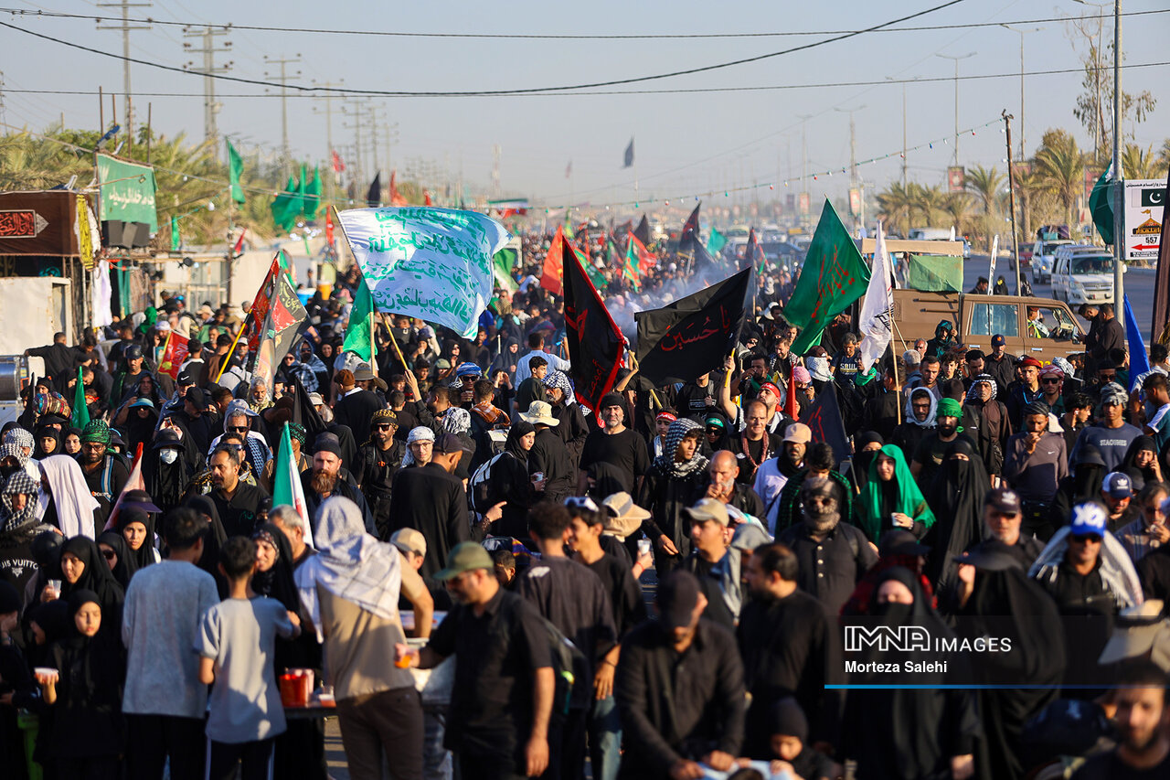 از تشنگی تا گرمازدگی؛ جاده کربلا زیر تیغ تیز آفتاب