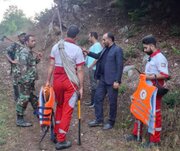 نجات ۱۰ نفر گرفتار در سیلاب آبشار سمبی در بهشهر