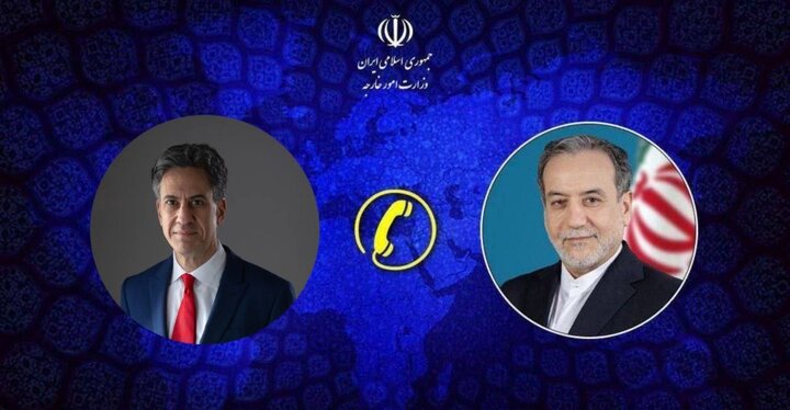 تماس تلفنی وزرای خارجه ایران و انگلیس