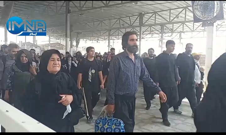 فیلم | موج بازگشت زائران اربعین از مرز مهران امروز جمعه نهم مرداد