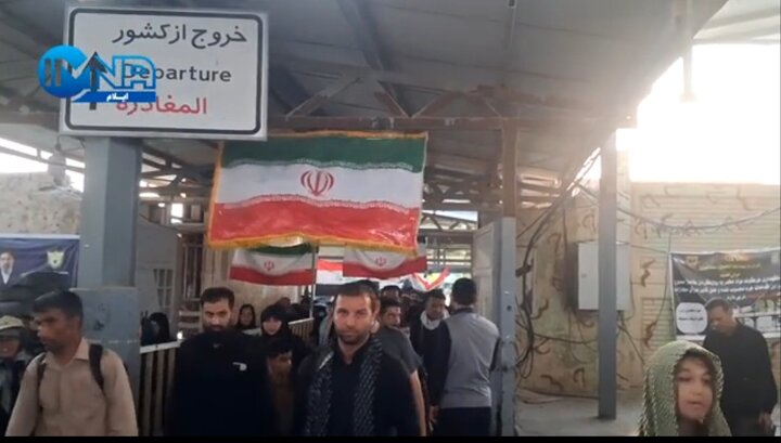تردد بیش از ۲ میلیون زائر از مرز مهران