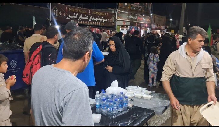 خدمات‌رسانی موکب‌های مرز مهران، ۲ روز مانده به اربعین حسینی