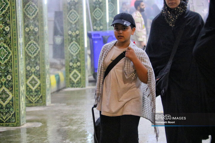 خسروی، قدمگاه کوچک‌ترین زائران اربعین