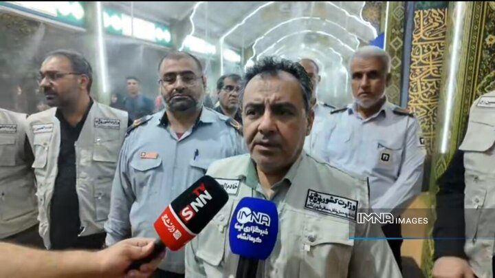 خدمت رسانی شهرداری کرمانشاه در ۴ حوزه به زوار اربعین در مرز خسروی