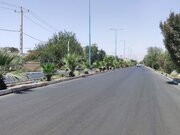 ۱۸ هزار مترمربع آسفالت بلوار مشیر یزد نوسازی شد