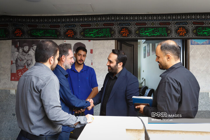 حضور رئیس هیئت تکواندوی استان اصفهان در خبرگزاری ایمنا