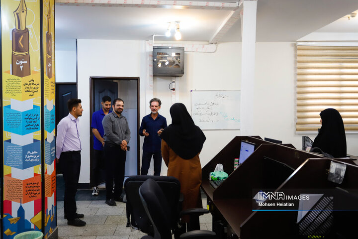 حضور رئیس هیئت تکواندوی استان اصفهان در خبرگزاری ایمنا