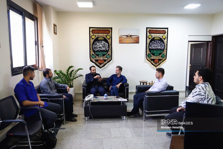 حضور رئیس هیئت تکواندوی استان اصفهان در خبرگزاری ایمنا