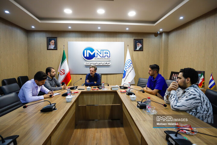 حضور رئیس هیئت تکواندوی استان اصفهان در خبرگزاری ایمنا