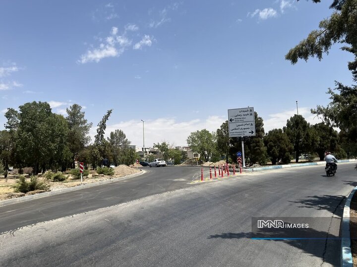 بهره‌برداری از دوربرگردان جدید بزرگراه شهید خرازی؛ دسترسی محله‌های شهیدان و برزان تسهیل شد