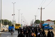 حال و هوای دلدادگان اراکی در مراسم جاماندگان اربعین