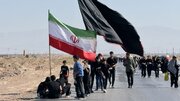 هم‌نوایی جاماندگان اربعین در کرمان با زائران کربلا
