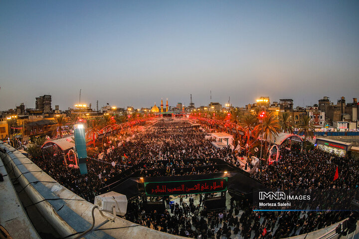 شب اربعین حسینی در کربلای معلا