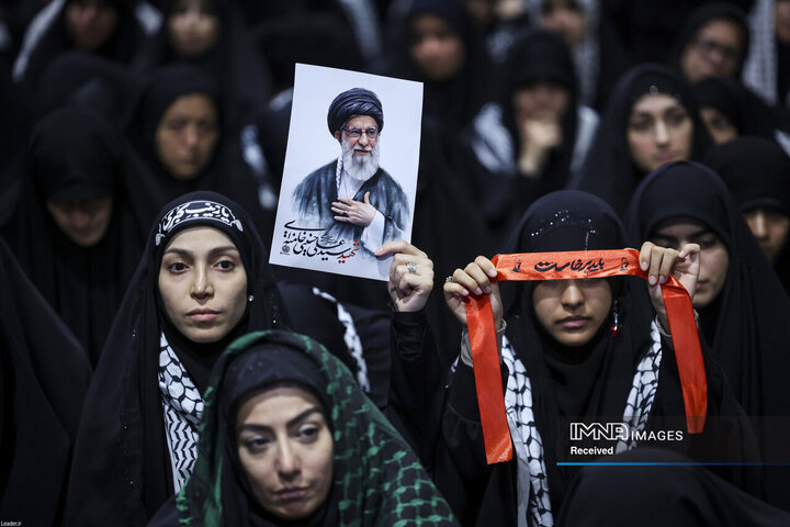 مراسم عزاداری اربعینِ هیئت‌های دانشجویی در جوار محل شهادت رهبر انقلاب