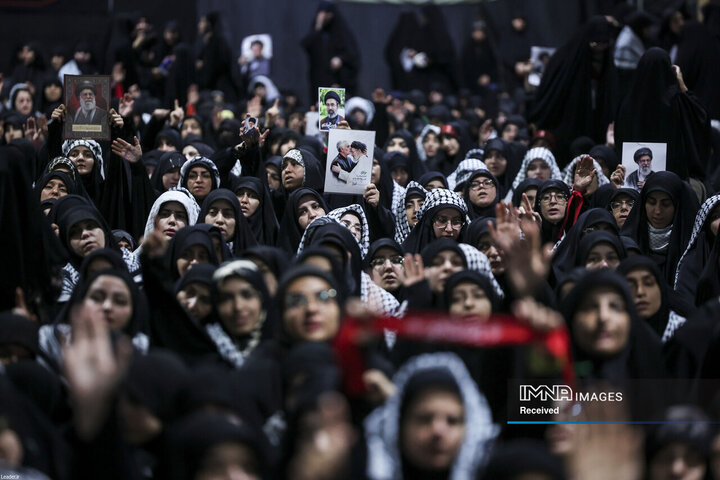 مراسم عزاداری اربعینِ هیئت‌های دانشجویی در جوار محل شهادت رهبر انقلاب
