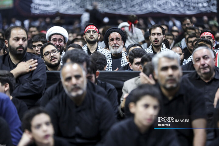 مراسم عزاداری اربعینِ هیئت‌های دانشجویی در جوار محل شهادت رهبر انقلاب
