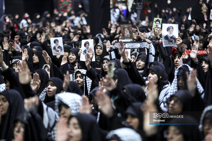 مراسم عزاداری اربعینِ هیئت‌های دانشجویی در جوار محل شهادت رهبر انقلاب