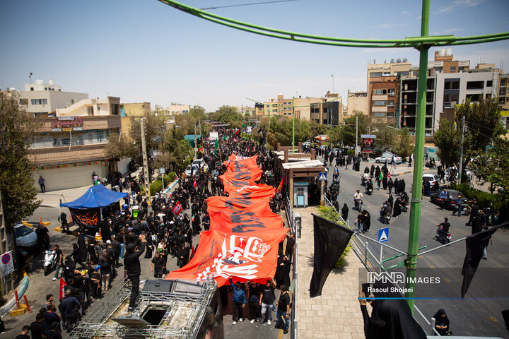 مراسم پیاده‌روی جاماندگان اربعین حسینی - اصفهان