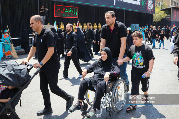 مراسم پیاده‌روی جاماندگان اربعین - مشهد