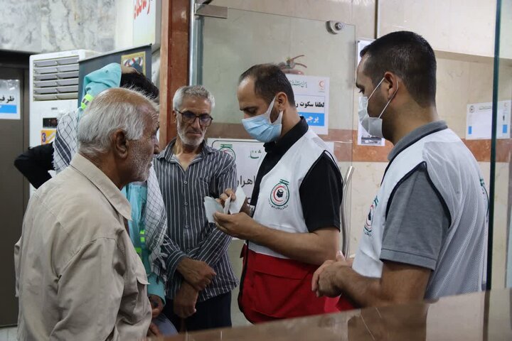 ۵۷۸ امدادرسانی به امدادخواهان در عملیات‌های امداد و نجات هلال‌احمر خوزستان