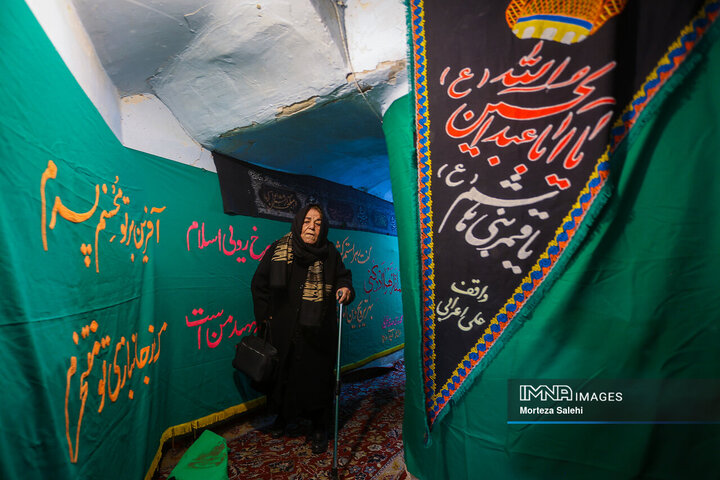 عزاداری دهه آخر صفر در حسینیه پنبه‌کاران