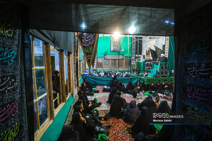 عزاداری دهه آخر صفر در حسینیه پنبه‌کاران
