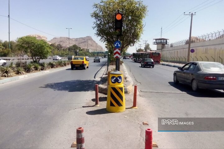 ایمن‌سازی مسیرهای ترافیکی منطقه ۱۳ اصفهان با اجرای طرح‌های جدید