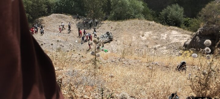 انحراف خودروی پژو پارس در گردنه قلیونی ۳ فوتی و یک مصدوم برجای گذاشت