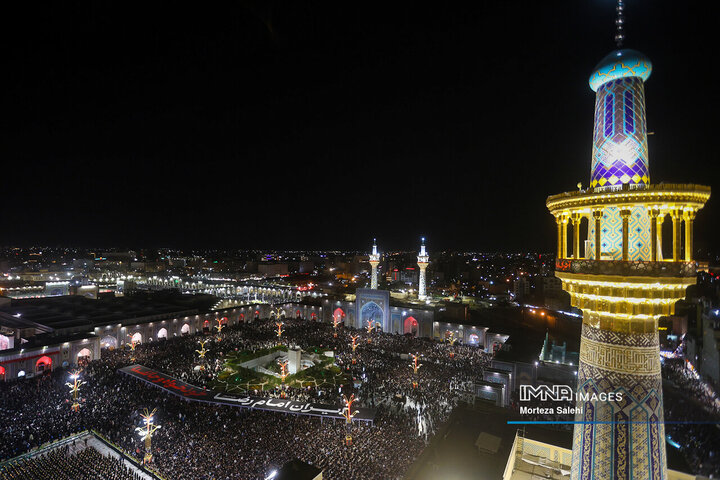 خطبه‌خوانی شهادت امام رضا(ع)