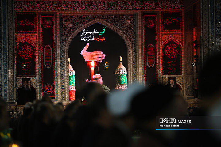 خطبه‌خوانی شهادت امام رضا(ع)