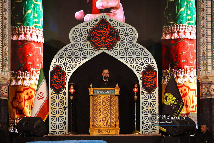 خطبه‌خوانی شهادت امام رضا(ع)