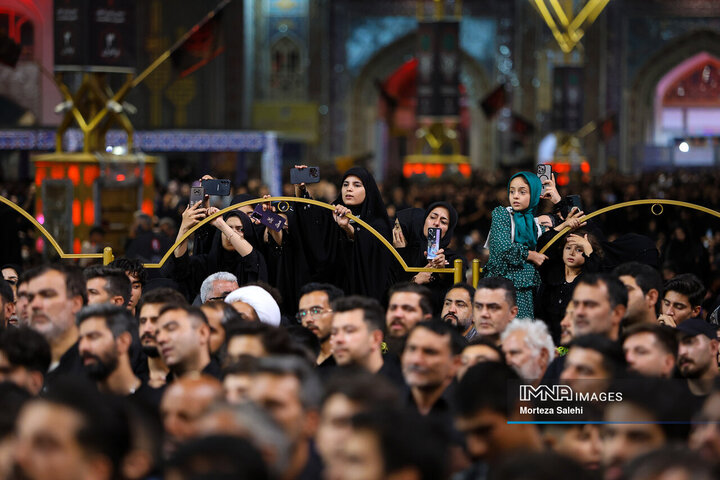 عزاداری شب شهادت امام رضا(ع)
