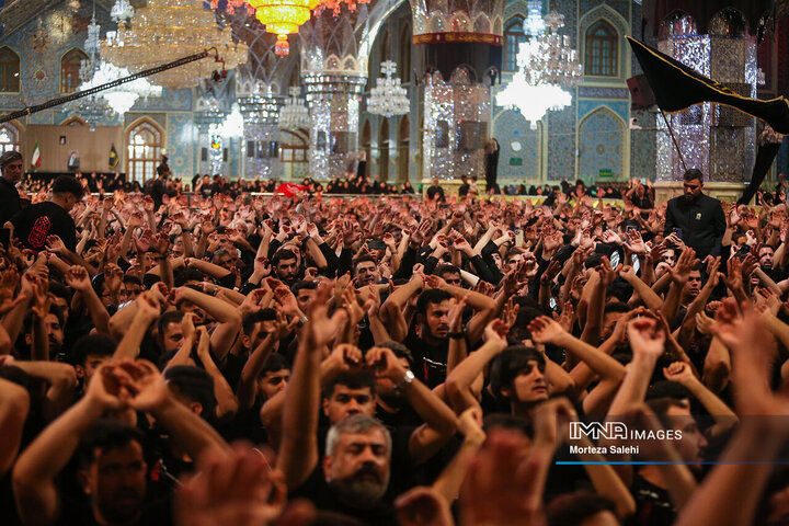 عزاداری شب شهادت امام رضا(ع)