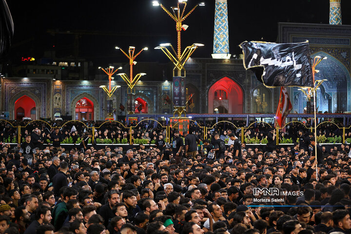 عزاداری شب شهادت امام رضا(ع)