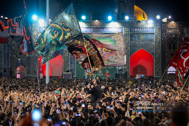 عزاداری شب شهادت امام رضا(ع)