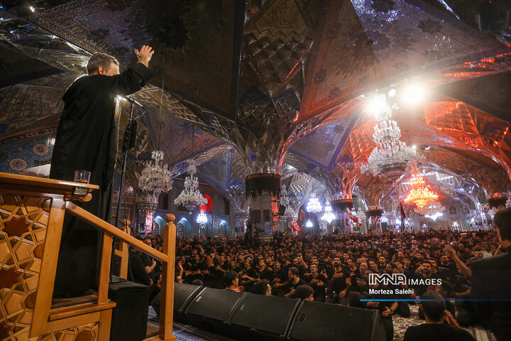 عزاداری شب شهادت امام رضا(ع)