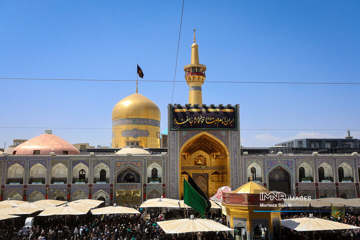 عزاداری سالروز شهادت امام رضا(ع) در حرم مطهر رضوی