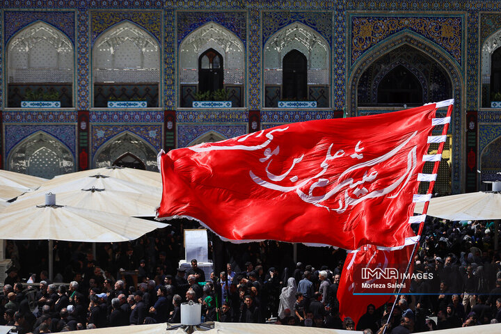 عزاداری سالروز شهادت امام رضا(ع) در حرم مطهر رضوی