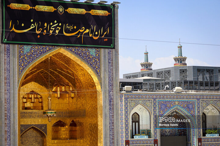 عزاداری سالروز شهادت امام رضا(ع) در حرم مطهر رضوی