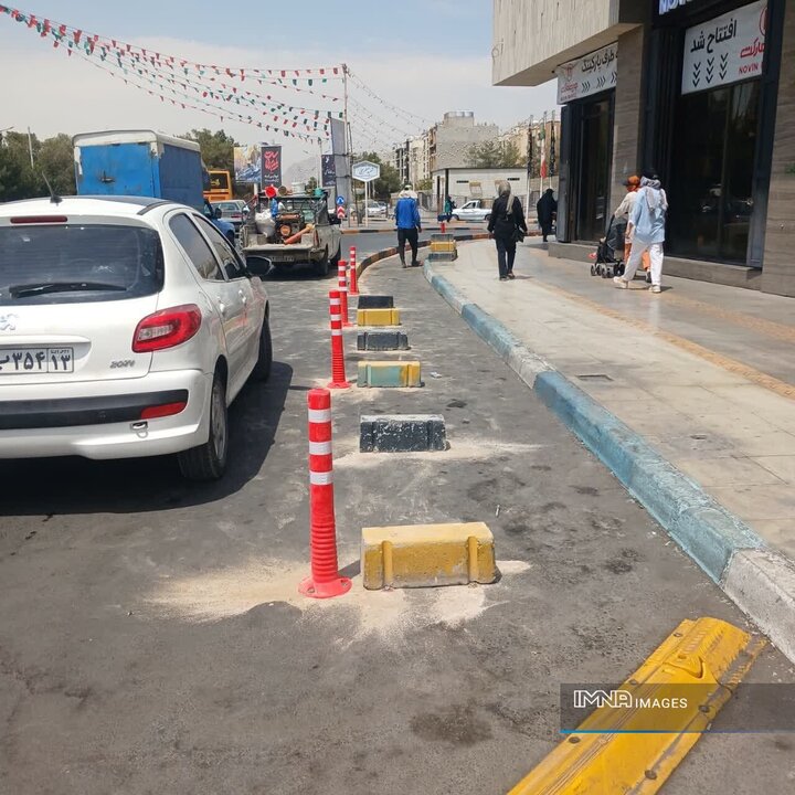 اقدامات ترافیکی منطقه ۱۲ اصفهان برای ساماندهی پارک موتورسیکلت‌ها