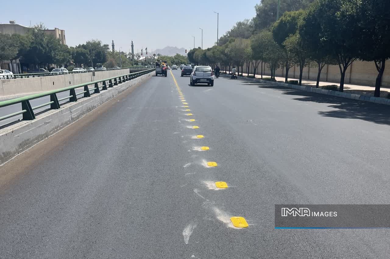 ایمن‌سازی مسیر بی‌آرتی آزادگان اصفهان