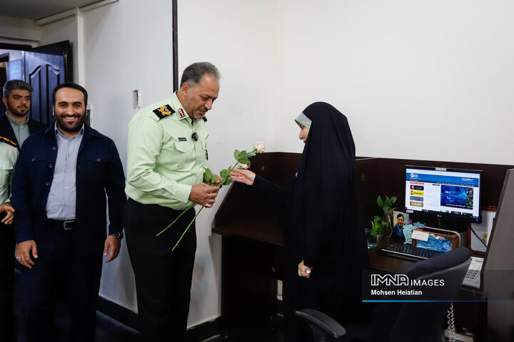 حضور فرمانده انتظامی استان اصفهان در خبرگزاری ایمنا