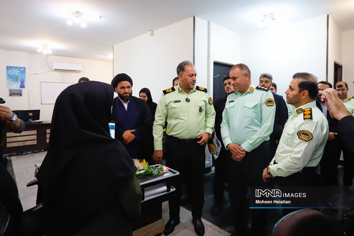 حضور فرمانده انتظامی استان اصفهان در خبرگزاری ایمنا