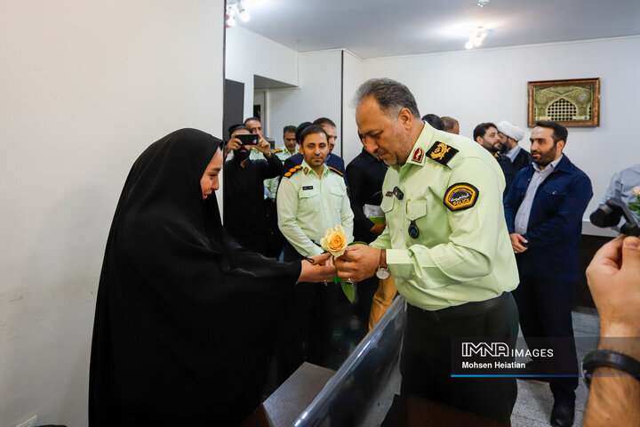 حضور فرمانده انتظامی استان اصفهان در خبرگزاری ایمنا